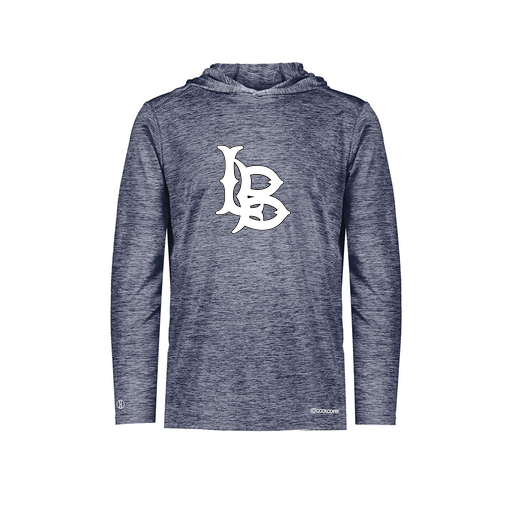 [FOLHCGNV-AS-LOGO1] Decker Men's Charge Hoodie (Adult S, Navy, Logo 1)