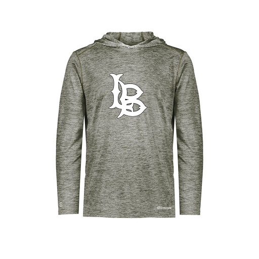 [FOLHCGGY-AS-LOGO1] Decker Men's Charge Hoodie (Adult S, Gray, Logo 1)