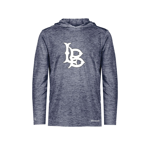 [CUS-DFW-CHGHOOD-PER-LSL-NVY-YS-LOGO1] Youth Charge Hoodie (Youth S, Navy, Logo 1)