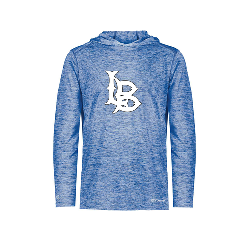 [FOLHCGRY-YS-LOGO1] Decker Youth Charge Hoodie (Youth S, Royal, Logo 1)