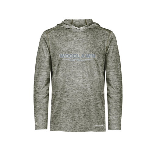 [FOLHCGGY-YS-LOGO3] Decker Youth Charge Hoodie (Youth S, Gray, Logo 3)