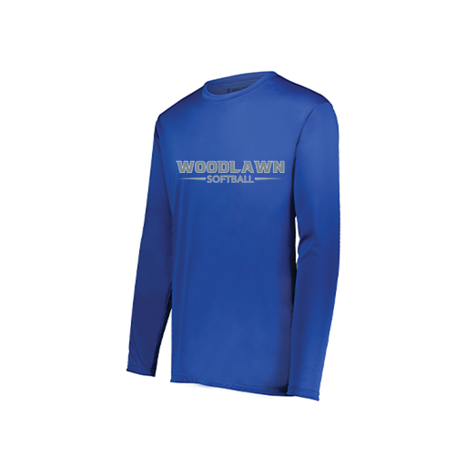 [222822.060.XS-LOGO3] Men's LS Smooth Sport Shirt (Adult XS, Royal, Logo 3)