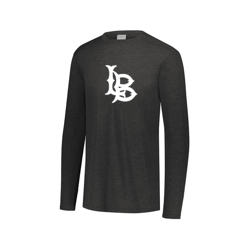 [FTLCUBBK-AXS-LOGO1] Decker Men's Tri-Blend T-Shirt - Long Sleeve (Adult XS, Black, Logo 1)