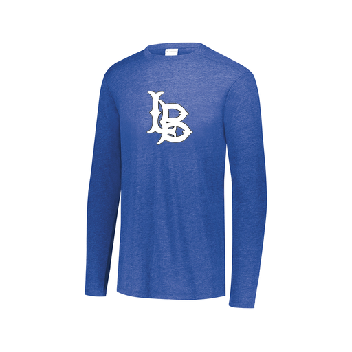 [3075.U55.XS-LOGO1] Men's LS Ultra-blend T-Shirt (Adult XS, Royal, Logo 1)