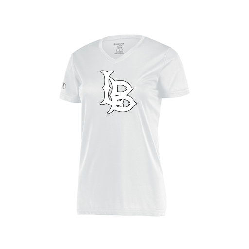 [222820.005.S-LOGO1] Ladies Movement Dri Fit Shirt (Female Adult S, White, Logo 1)