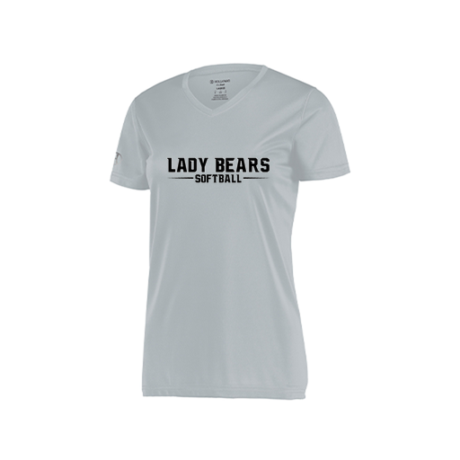 [222820.099.S-LOGO2] Ladies Movement Dri Fit Shirt (Female Adult S, Silver, Logo 2)